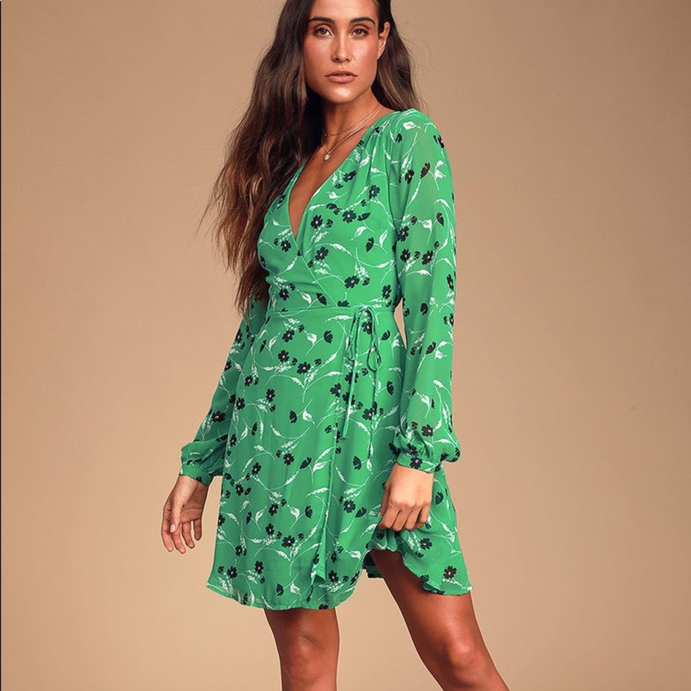 NWT lulus green dress!